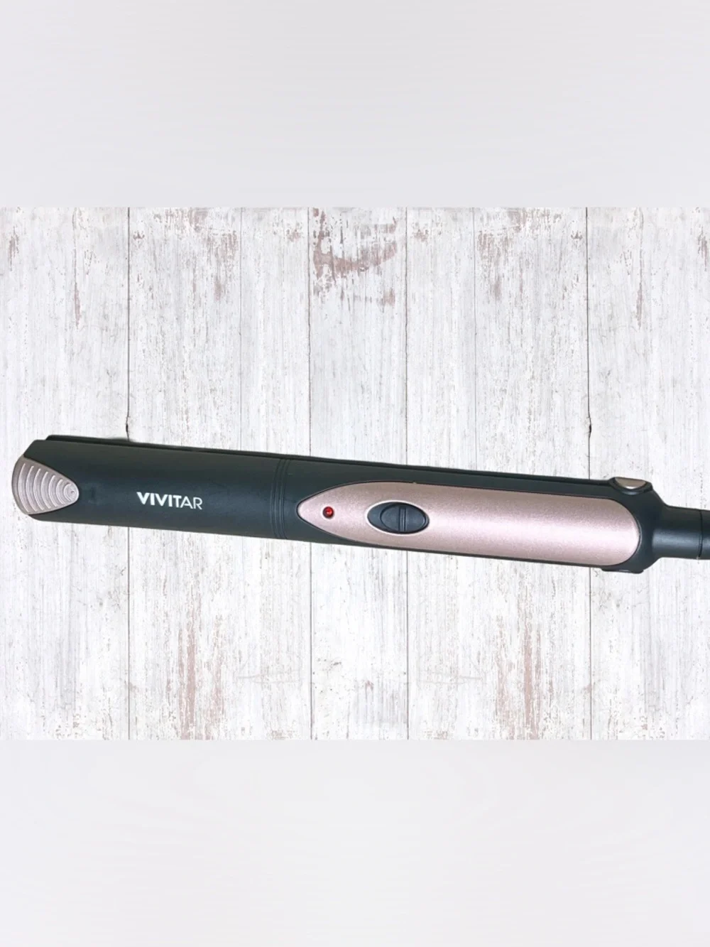 New Vivitar Simply Beautiful Black and White Ceramic Tourmaline Flat Iron 1” - Picture 5 of 13